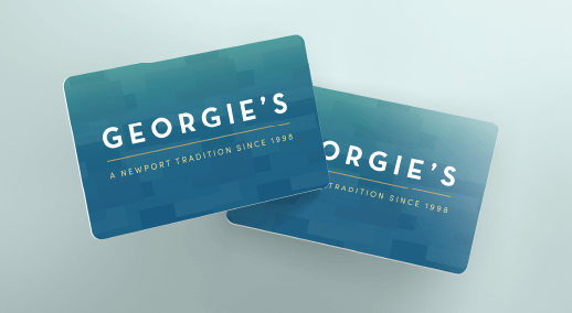 Two Georgie's gift cards